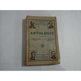       ANTOLOGIE  Pentru clasa I-a secundara, normala, seminariala  -  D.  Maracineanu *  C. I. BONDESCU 